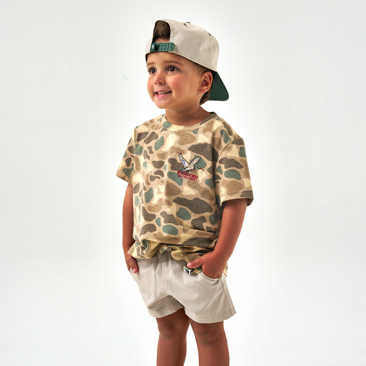 Burlebo- Youth Pintail Camo Tee