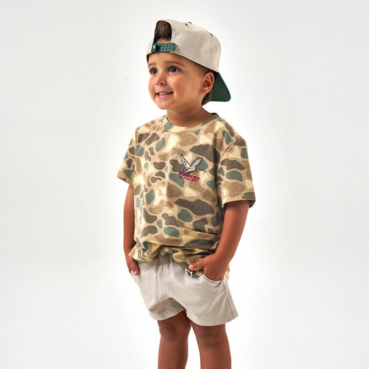 Burlebo- Youth Pintail Camo Tee