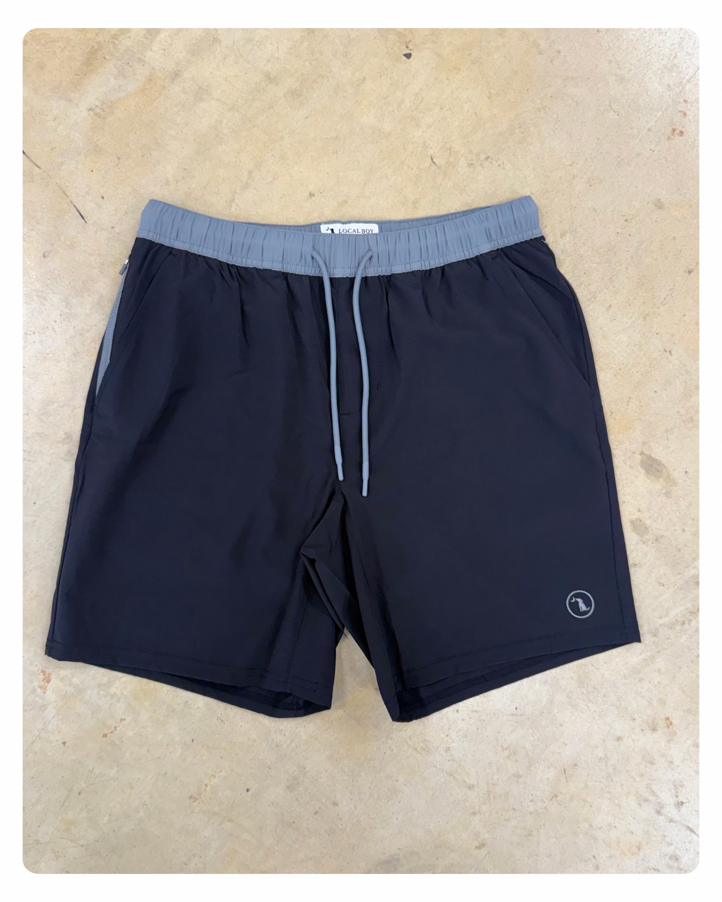 Local Boy- Flex 2-in-1 Shorts, Black