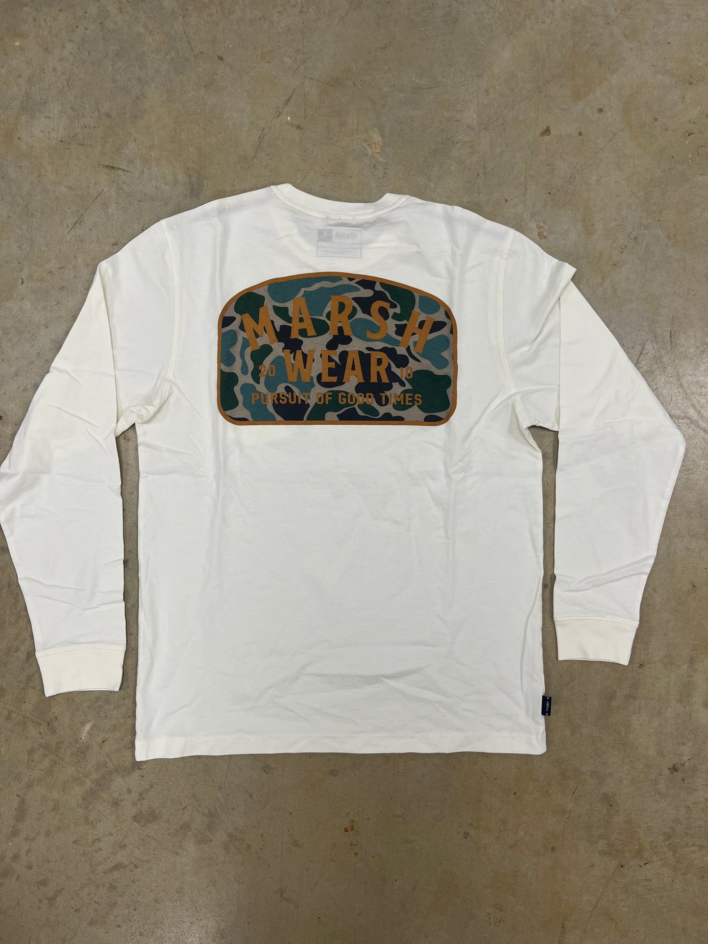 Marsh Wear- Alton Camo S/S, Vintage White