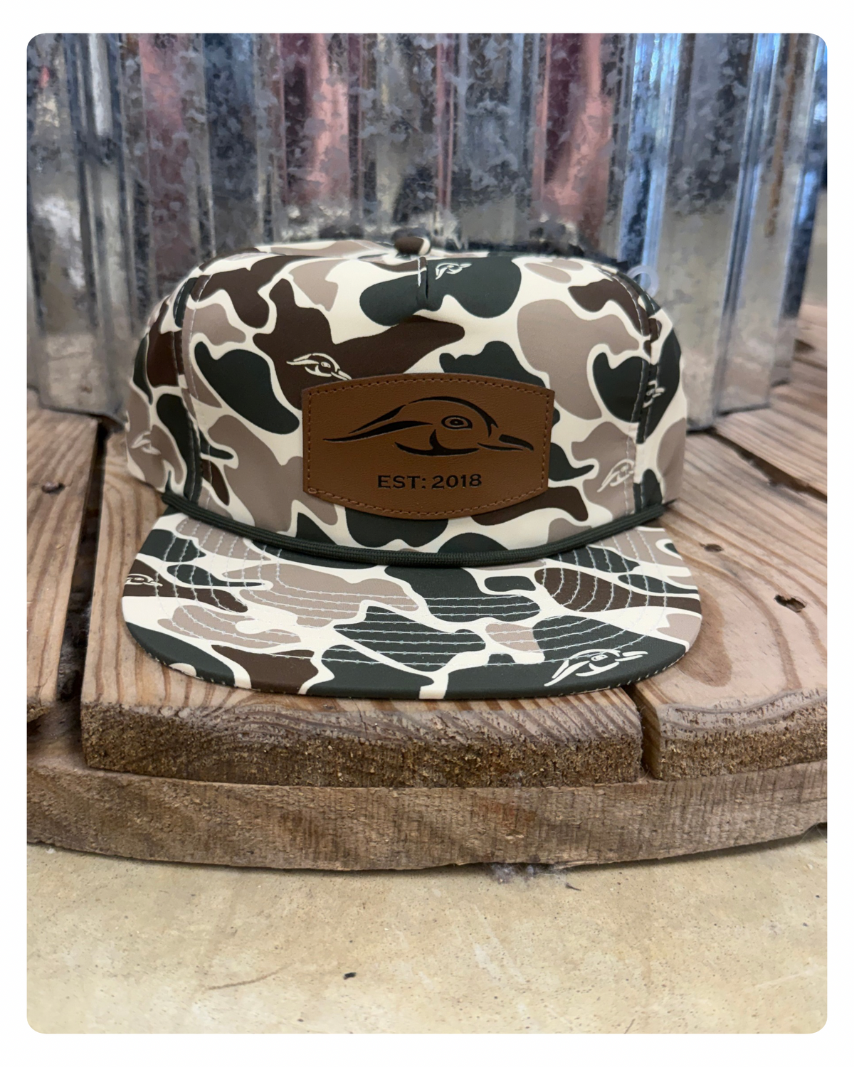 AFW- Leather Patch Old School Vintage Rope Hat