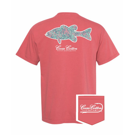 Coosa Cotton- Tie-Dye Bass SS Tee