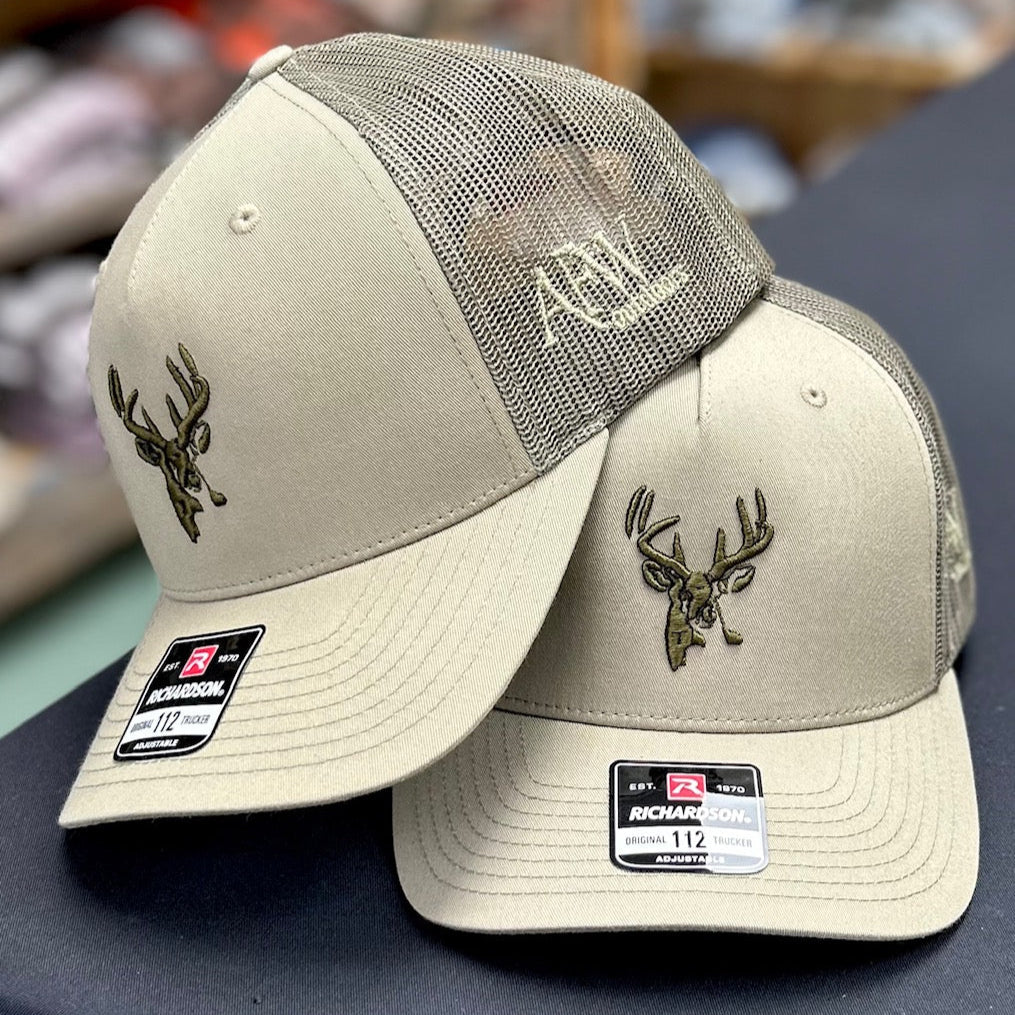 AFW- Pale Loden 3D Buck Logo