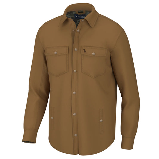 Local Boy- Sportsman's Shacket, Rustic Oak