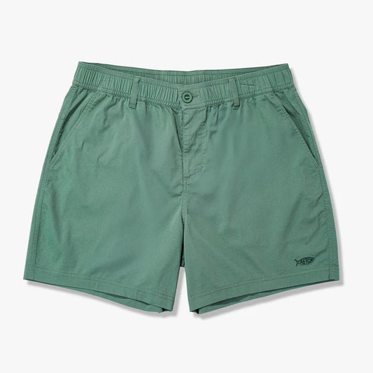 AFTCO- Landlocked Stretch Shorts, Duck Green