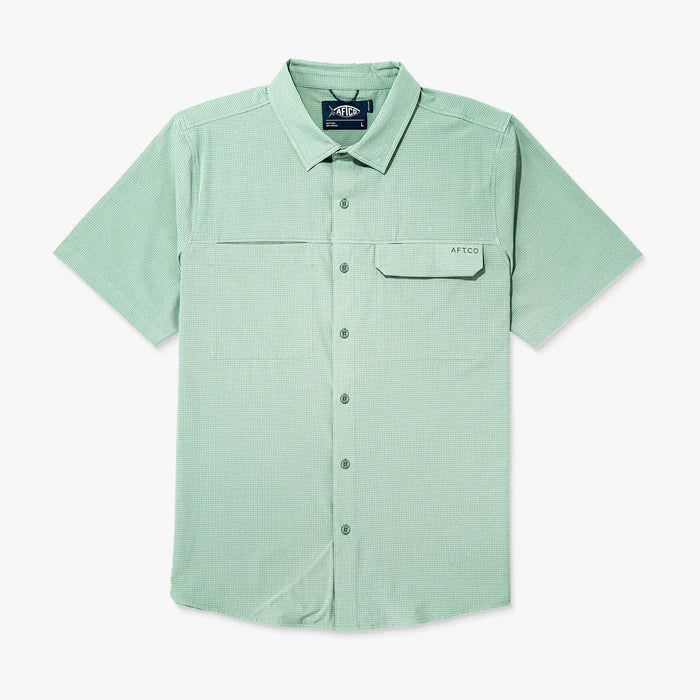 AFTCO-Air O Mesh Button Down, Bay Leaf