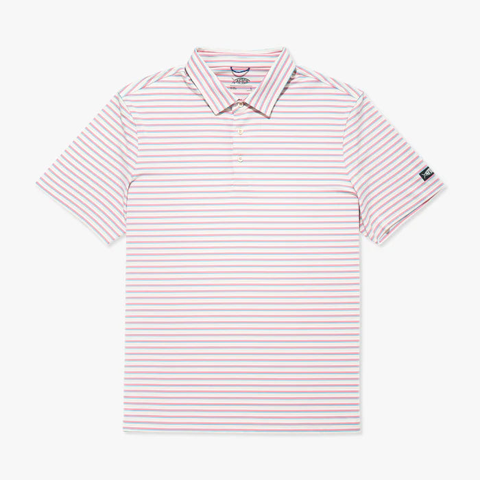 AFTCO- Link Performance Polo, Guava
