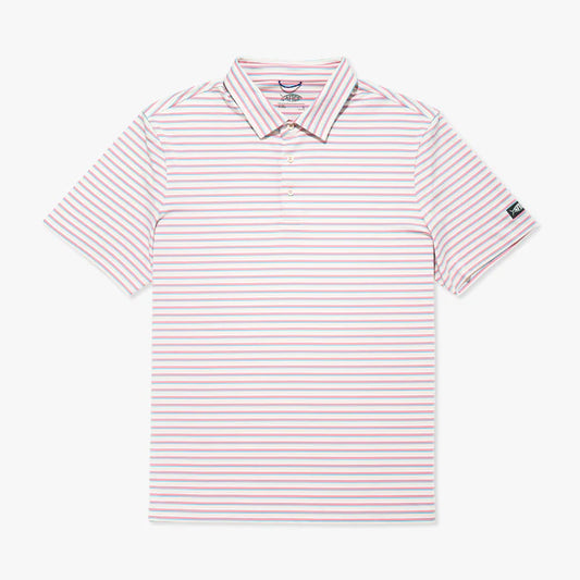 AFTCO- Link Performance Polo, Guava