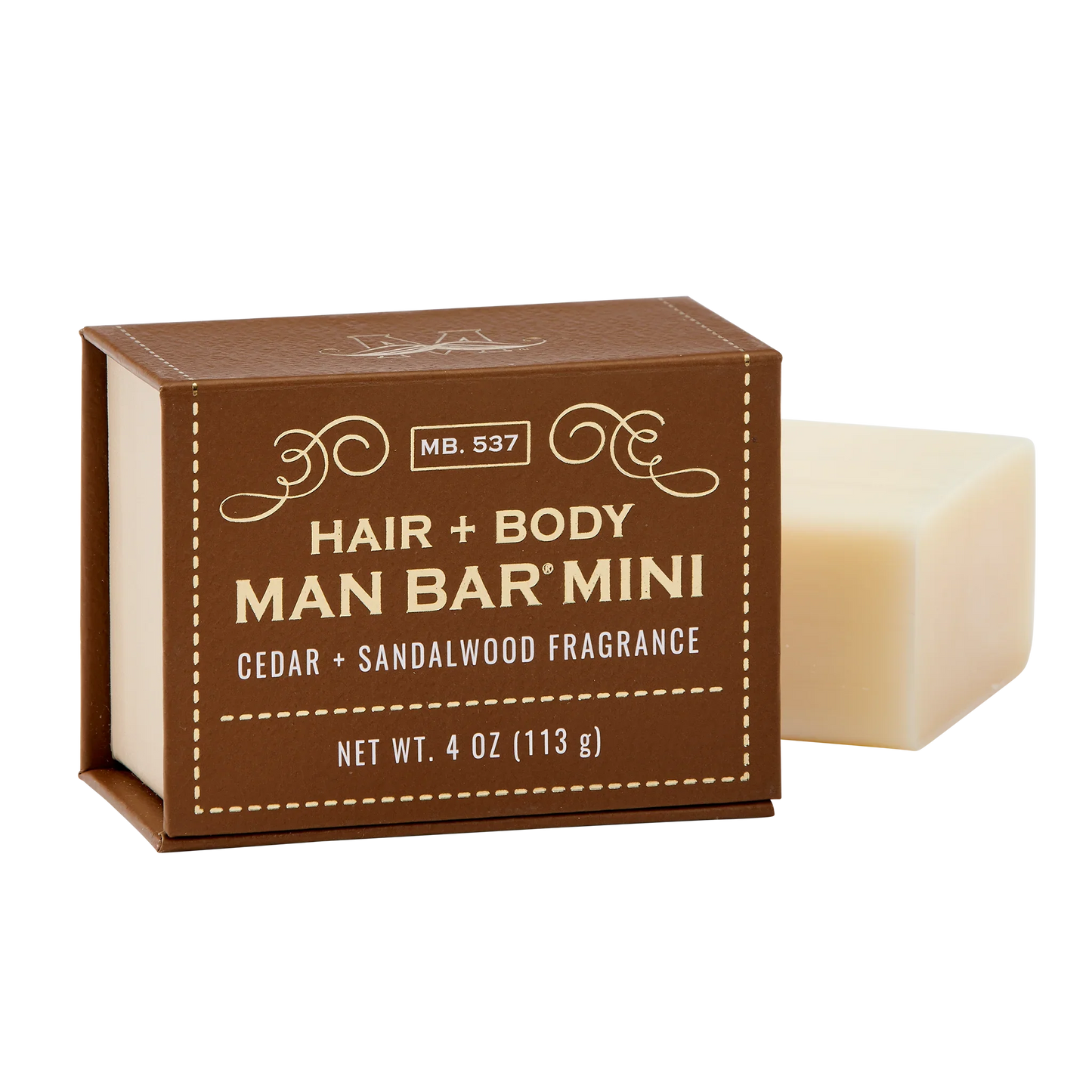 San Francisco Soap- Hair and Body Mini Man Bar 4OZ, Multiple Scents