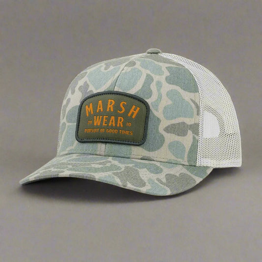 Marsh Wear- Alton Camo Trucker Hat