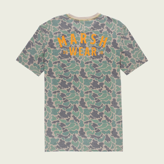 Marsh Wear-Stackhouse Tech S/S T-shirt, Green Camo