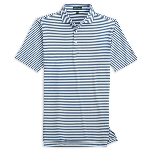 Southern Point- Gulf Stream Stripe, White/Dusty Blue/Navy