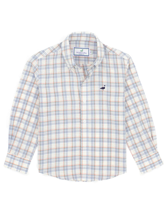 Properly Tied- Boy's Seasonal Sportshirt, Praire Sky