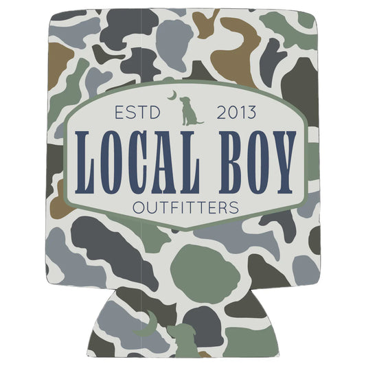 Local Boy- Printed Homegrown Badge Koozie