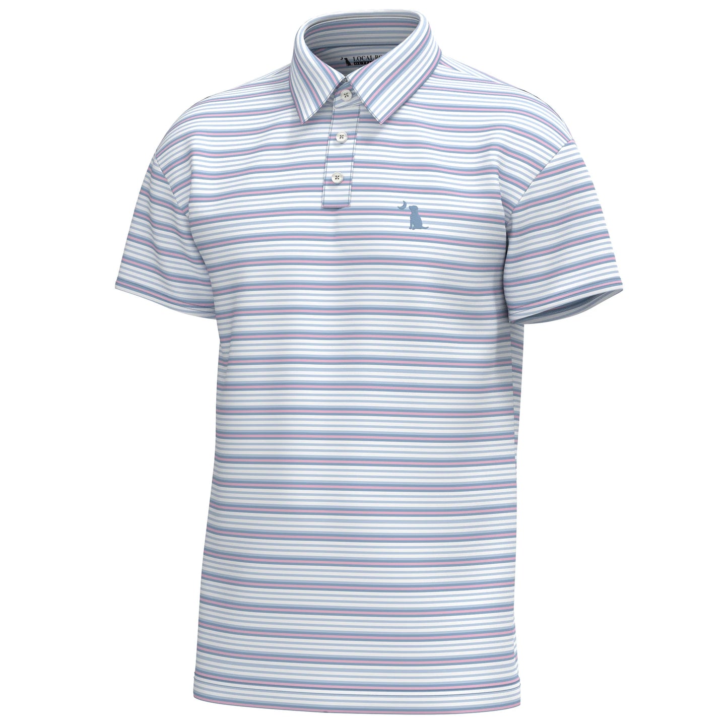 Local Boy- Cape Polo, Sky Blue, Pink