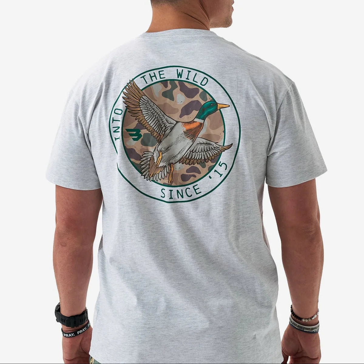 Burlebo- Camo Mallard Duck, Ash Grey