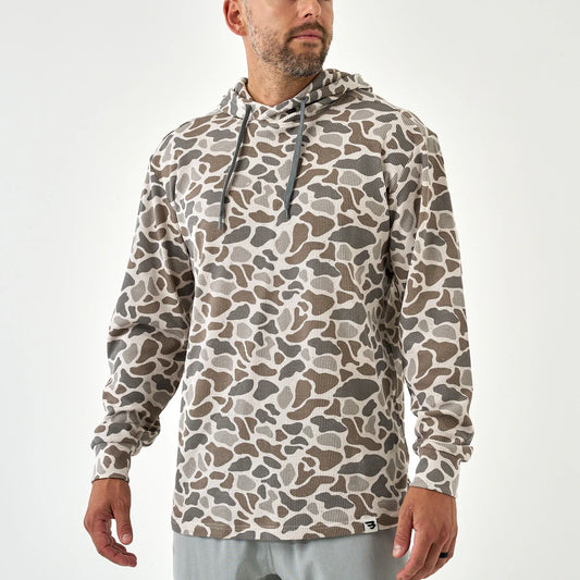 Burlebo- Thermal Hoodie, Deer Camo