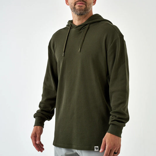 Burlebo- Thermal Hoodie, Mallard Green