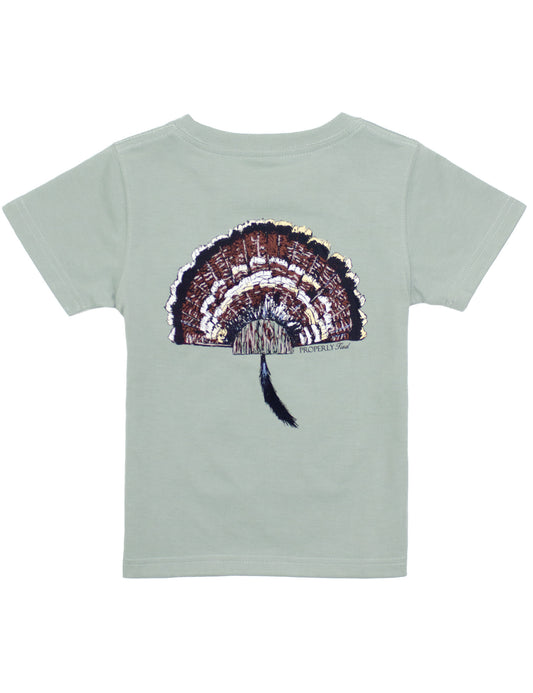 Properly Tied- Turkey Mount, Chrome Grey