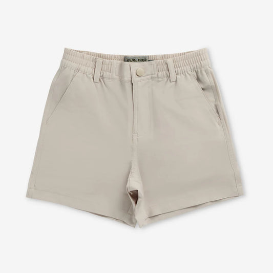 Burlebo- Youth Everyday Short, Light Khaki, Old Glory Pocket
