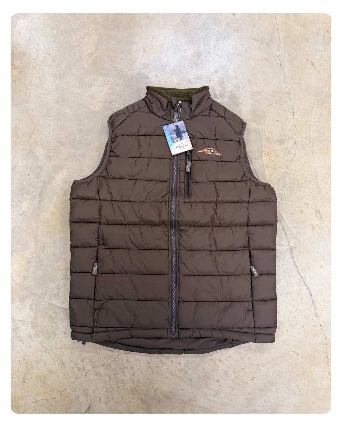 AFW- Puffer Vest, Dark Brown