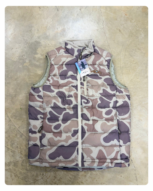 AFW- Puffer Vest, Old School Camo