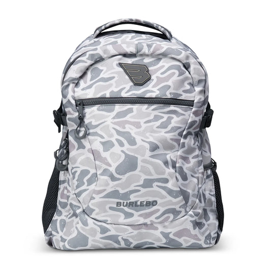 Burlebo- White Camo Backpack