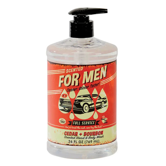 San Francisco Soap- Men Body Wash, Cedar + Bourbon