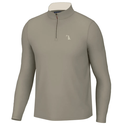 Local Boy- Bentley Quarter Zip, Greige