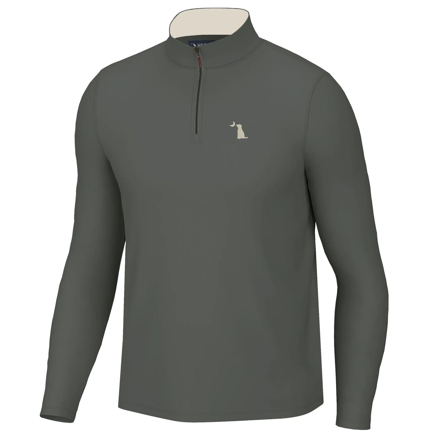 Local Boy- Bentley Quarter Zip, Smoke