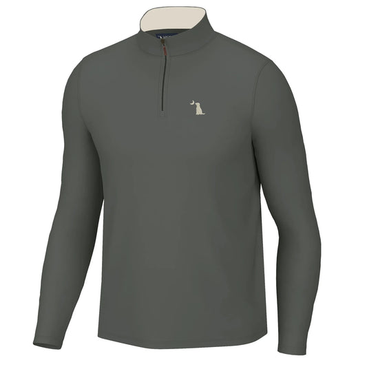 Local Boy- Bentley Quarter Zip, Smoke