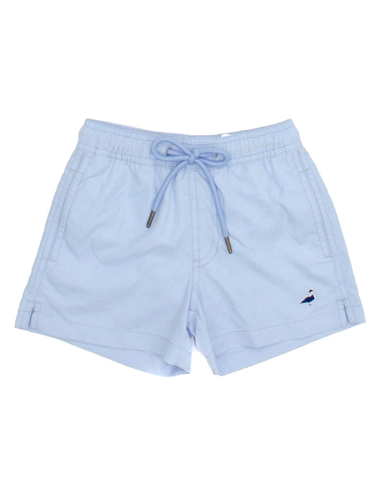 Properly Tied- Boy’s Swim Trunk, Light Blue