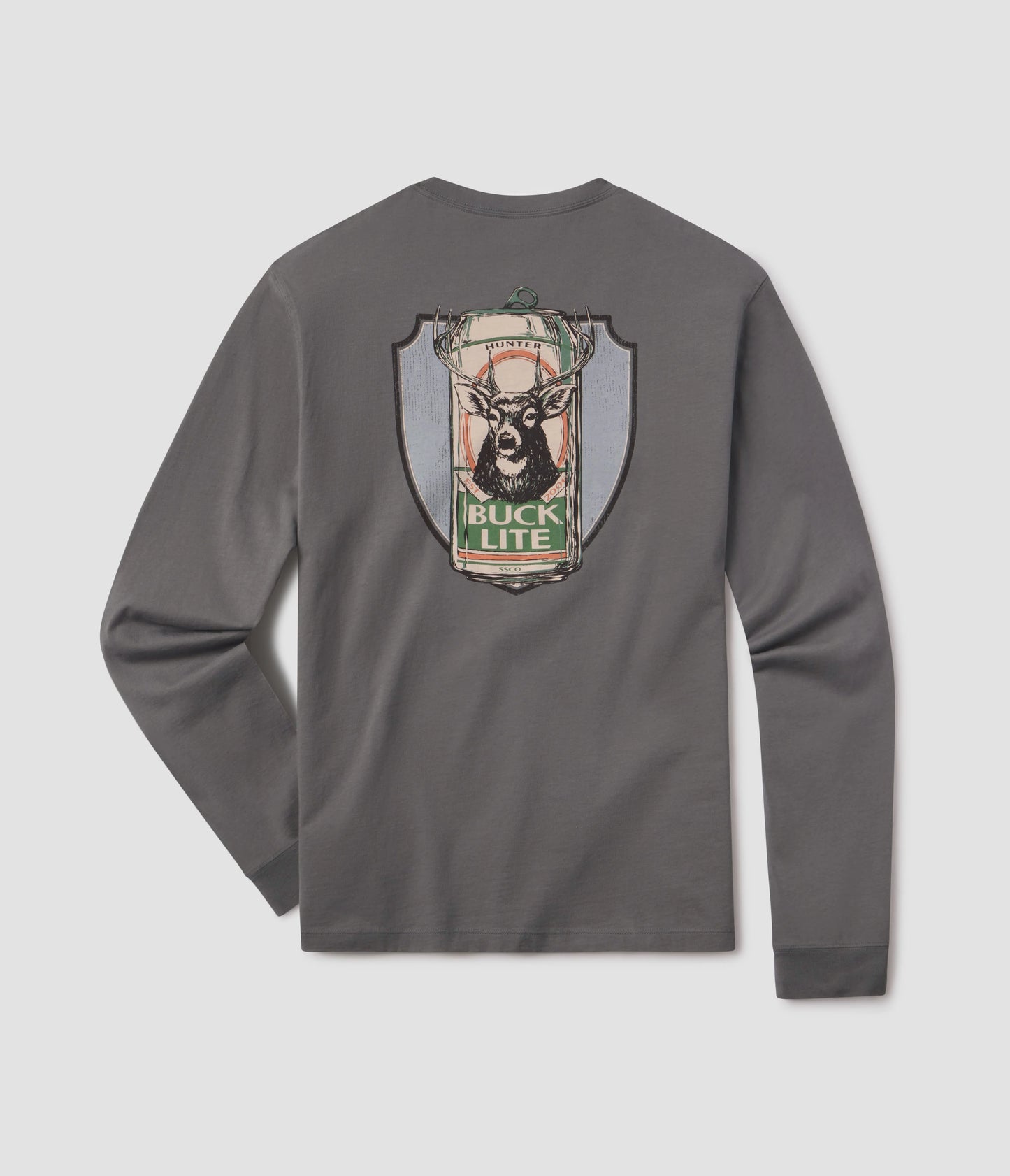 Southern Shirt Co.- Buck Lite Tee, Volcanic Ash