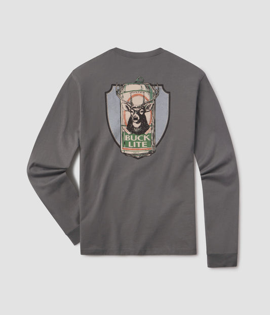 Southern Shirt Co.- Buck Lite Tee, Volcanic Ash