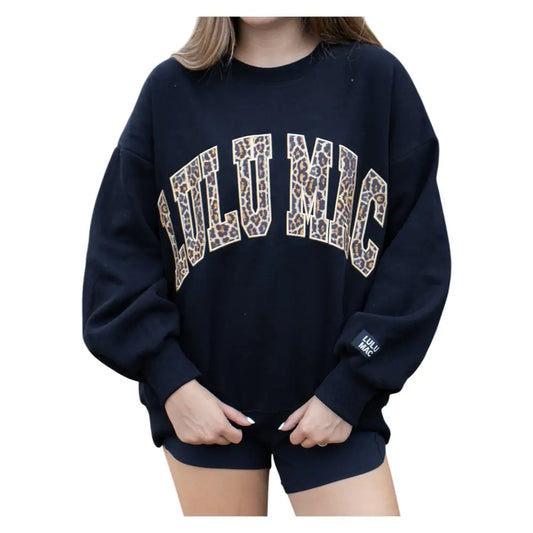 Women's- Lulu Mac Sweatshirt, Black