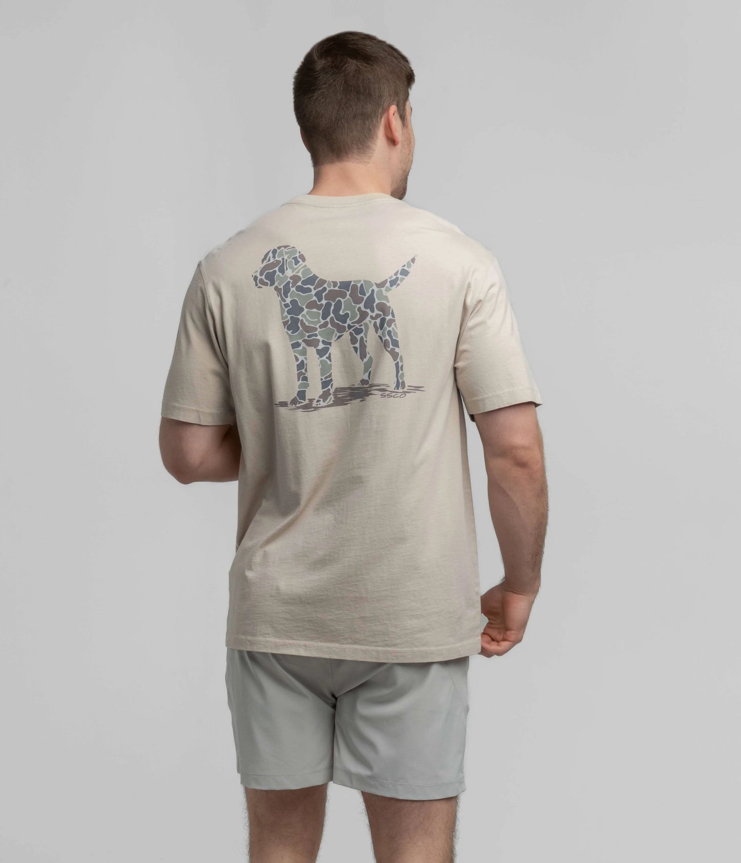 Southern Shirt Co.- Camo Companion Tee, Taupe