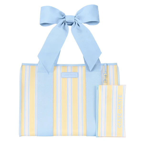 Case-Mate- Jelly Tote, Cabana Stripe Bow