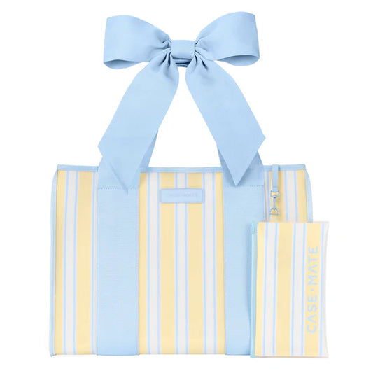 Case-Mate- Jelly Tote, Cabana Stripe Bow