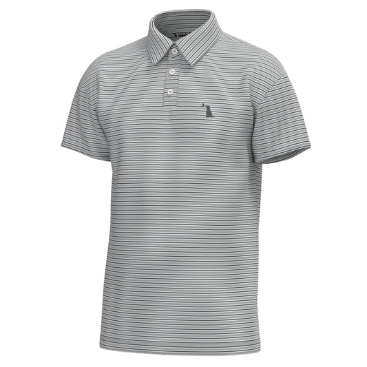 Local Boy- Surfside Polo, Cool Grey