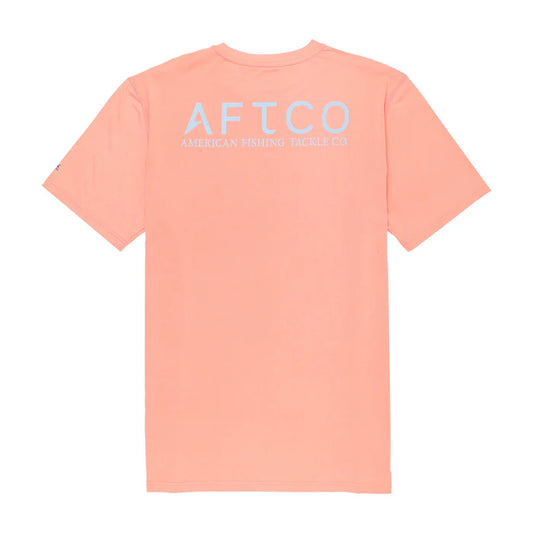 AFTCO- Samurai SS Sun Protection Shirt, Desert Coral Heather