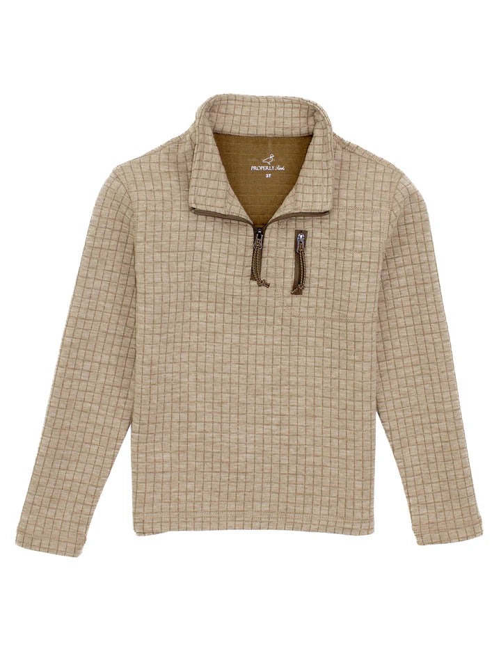 Properly Tied- Delta Pullover, White Oak