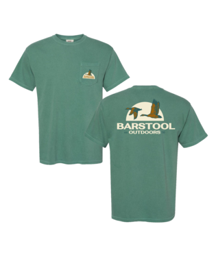 Barstool Sports-Flying Duck Pocket Tee, Light Green