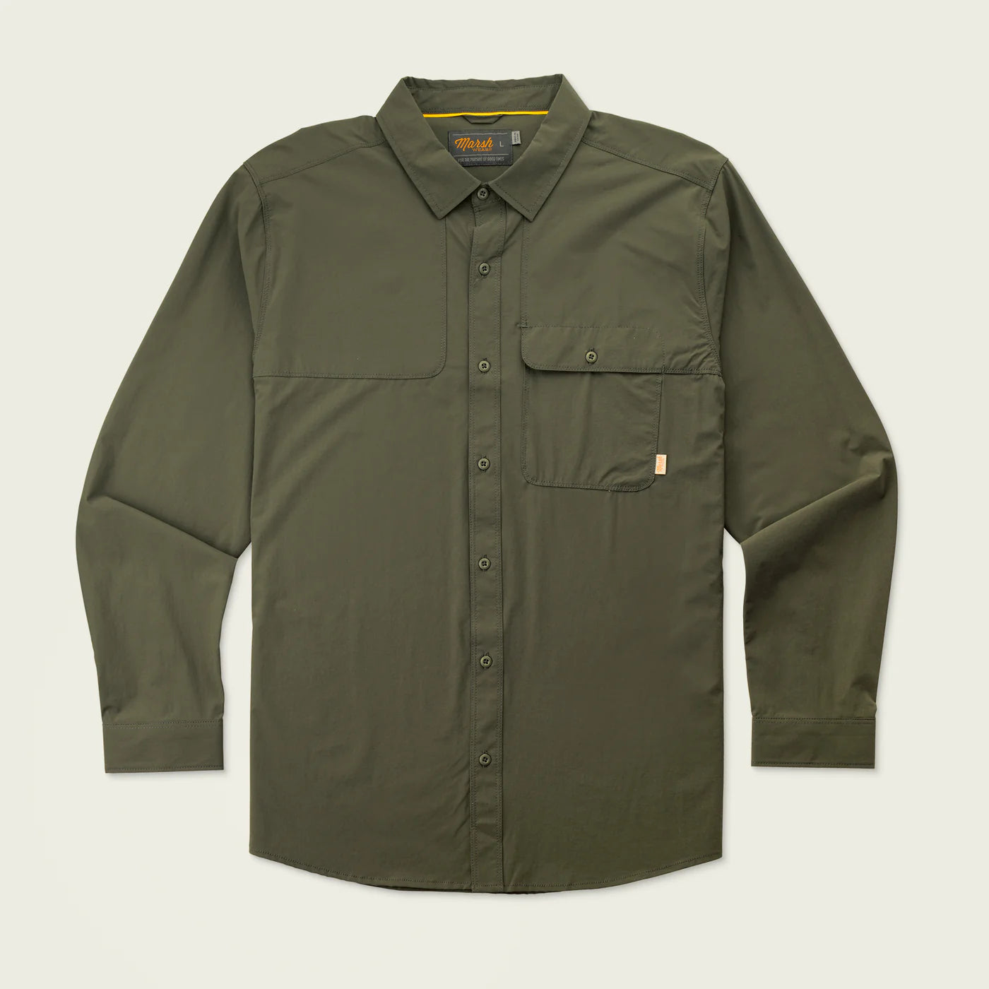 Marsh Wear- Big Pine Field Shirt, Fossil