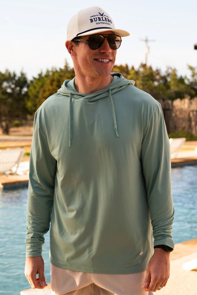 Burlebo- Performance Hoodie, Ocean Swell