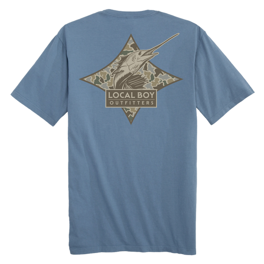 Local Boy- Dog & Moon Camo Sailfish