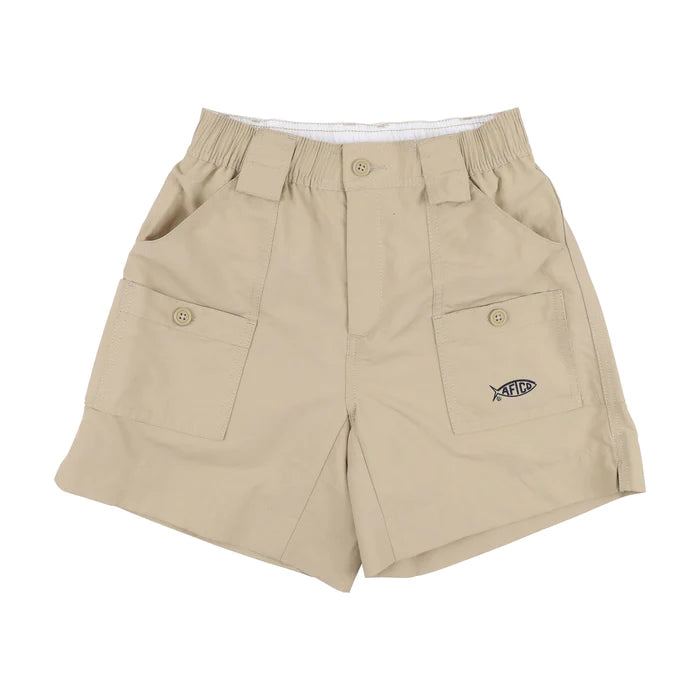 AFTCO-Youth Original Fishing Short- Khaki