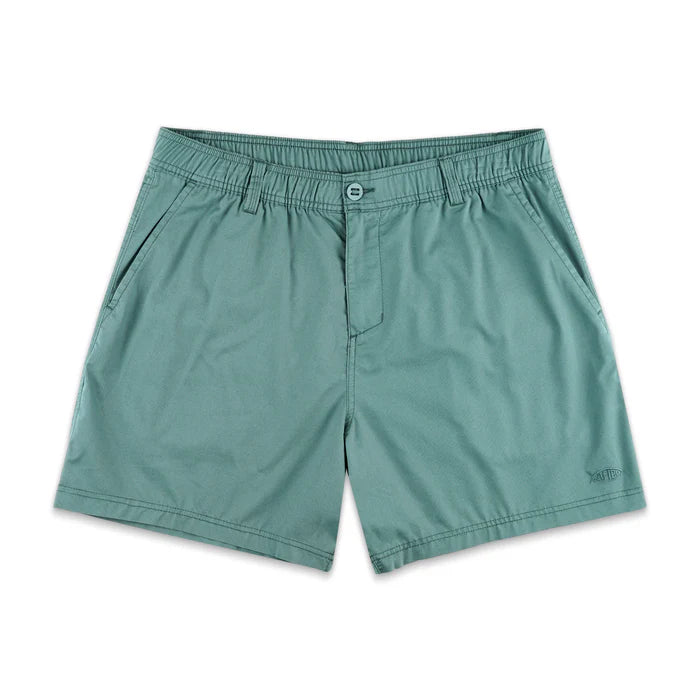 AFTCO- Landlocked Stretch Shorts, Jade Dust