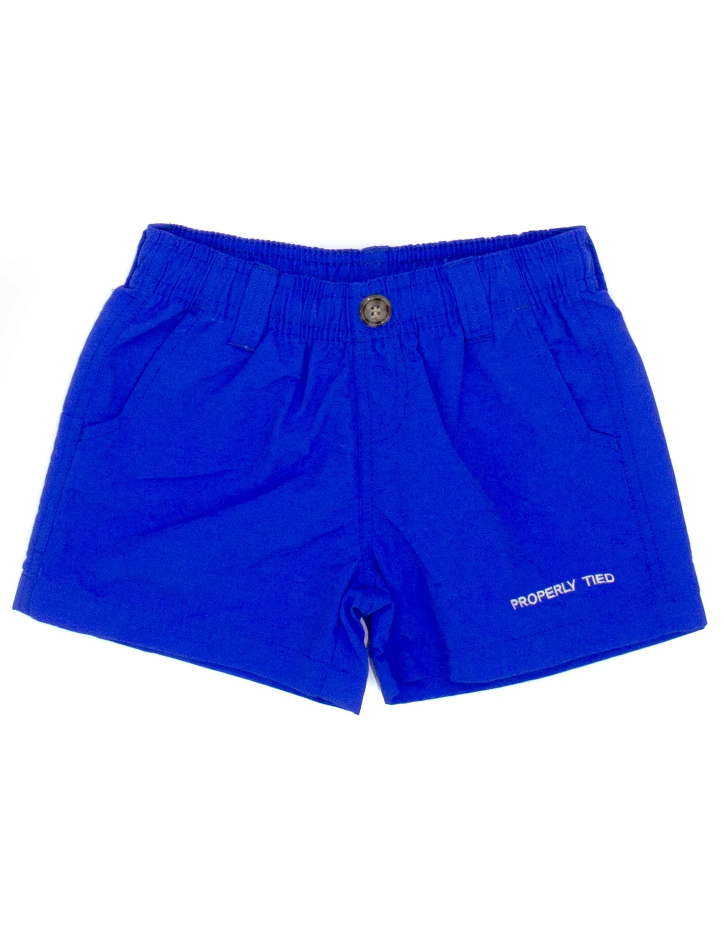 Properly Tied- Boy's Mallard Short, Royal