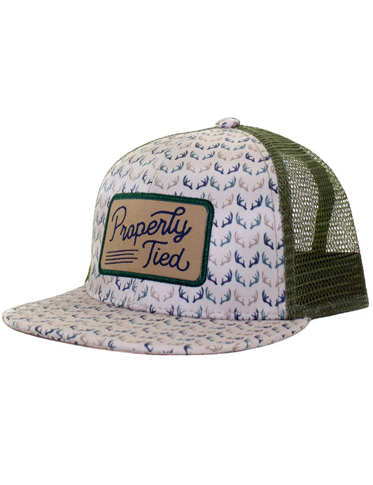 Properly Tied- Boy's Trucker Hat, Antler