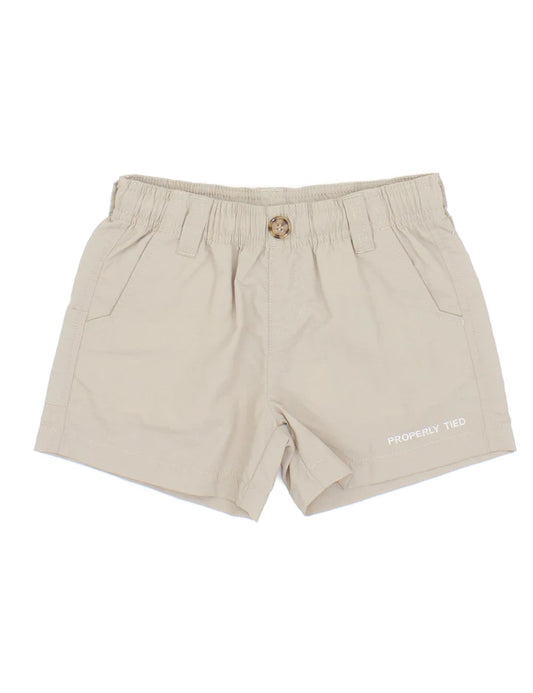 Properly Tied- Boy's Mallard Short, Khaki